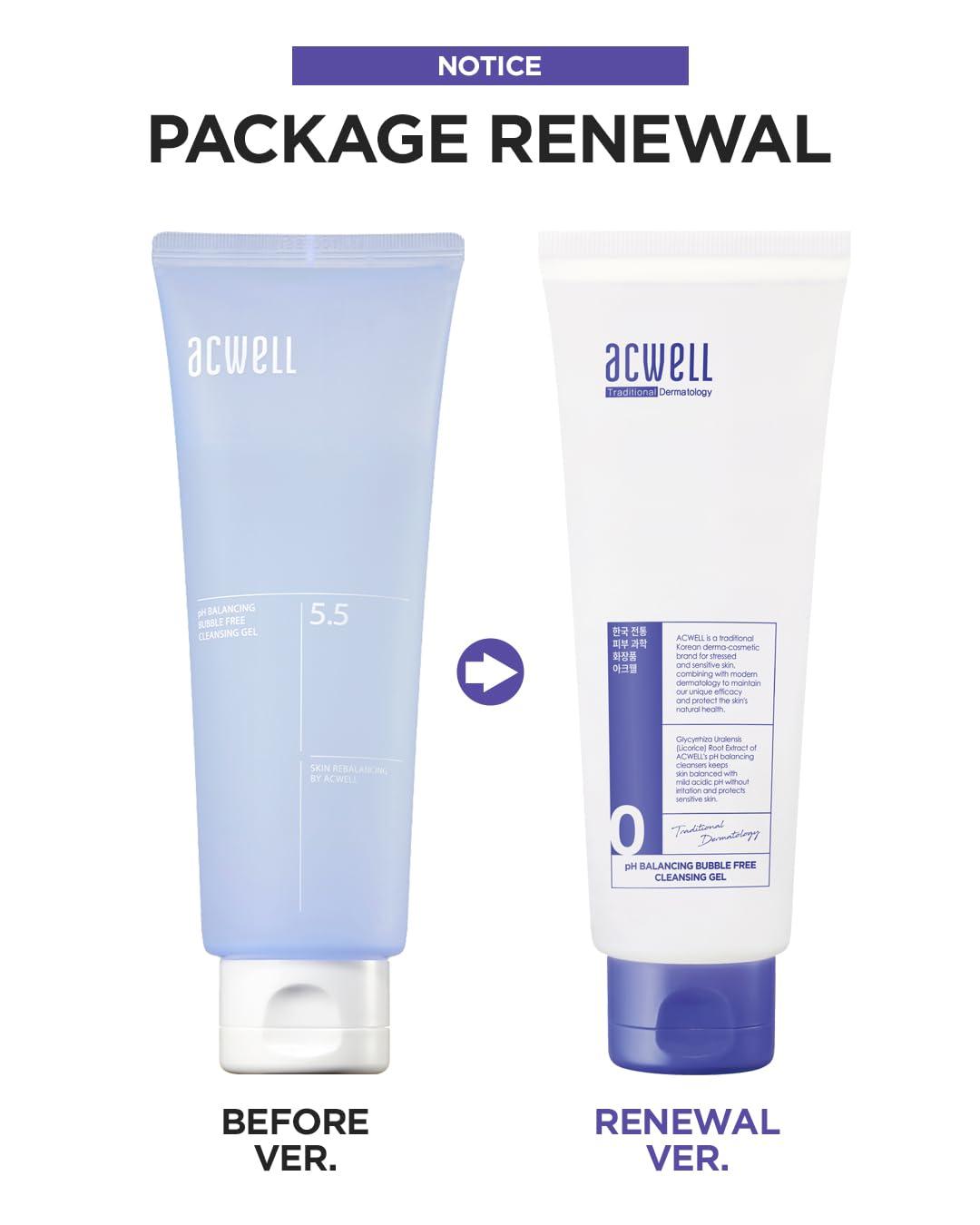 Acwell pH Balancing Bubble Free Cleansing Gel