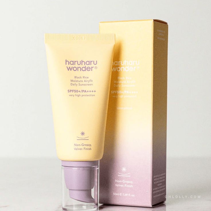 Haruharu Wonder Black Rice Moisture Airyfit Daily Sunscreen PA++++ SPF50+ 50ml