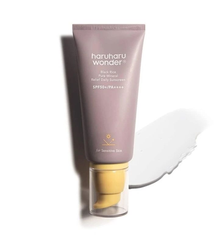 Haruharu Wonder Black Rice Pure Mineral Relief Daily Sunscreen PA++++ SPF50+ 50ml
